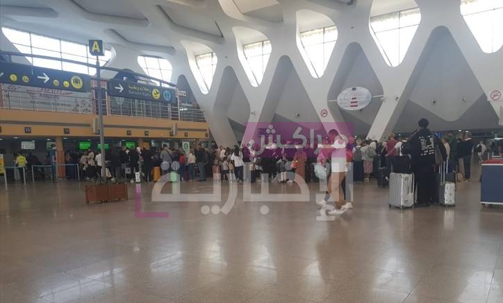 ارتفاع حركة النقل الجوي في مطار مراكش المنارة بنسبة 28 في المائة عند متم ماي المنصرم