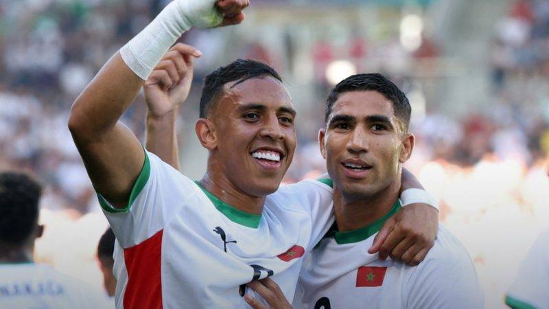 هداف المنتخب الأولمبي يحل بمراكش رفقة عائلته