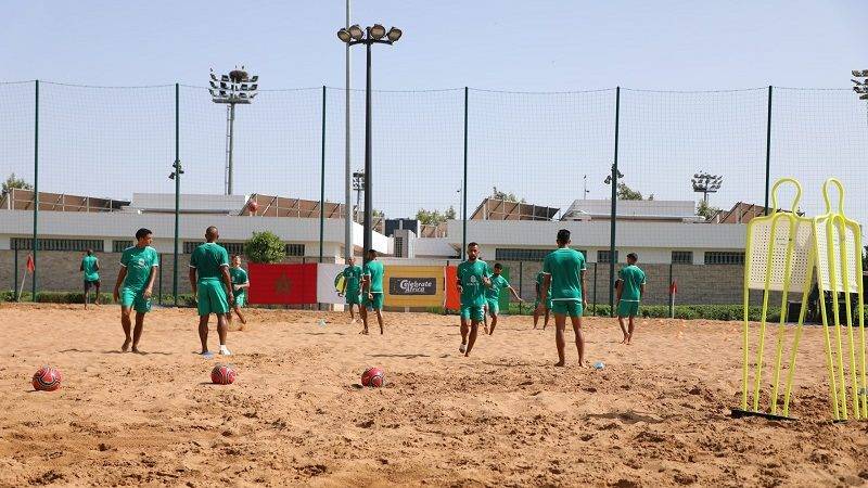 المنتخب المغربي يشارك في دوري الدار البيضاء 2024 لكرة القدم الشاطئية