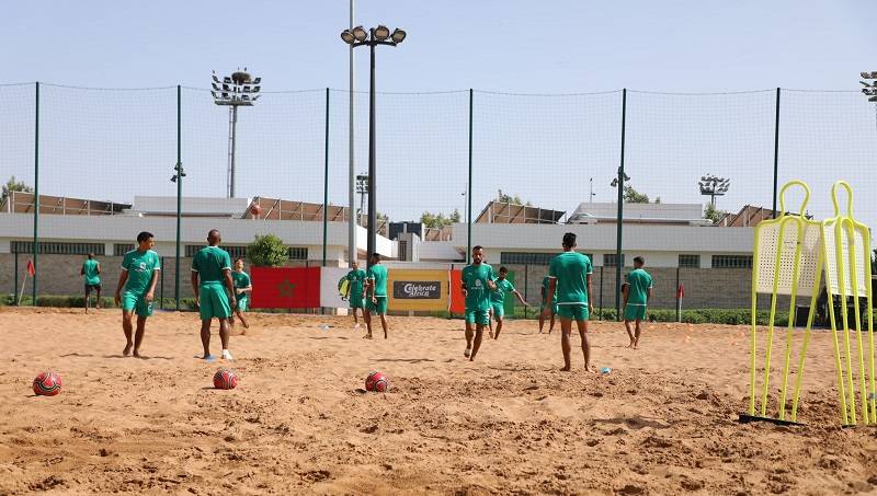 المنتخب المغربي يشارك في دوري الدار البيضاء 2024 لكرة القدم الشاطئية