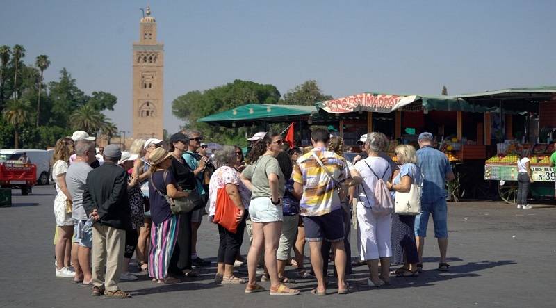 السياح الفرنسيون الأكثر توافدا على مراكش منذ بداية العام الحالي