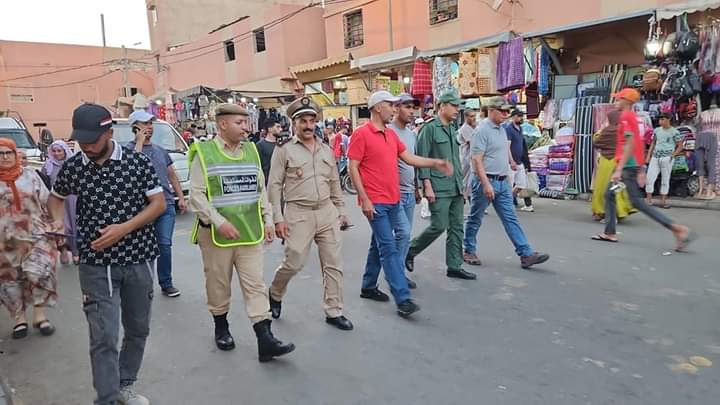 شن حملة ميدانية لتحرير الملك العمومي بإبن جرير