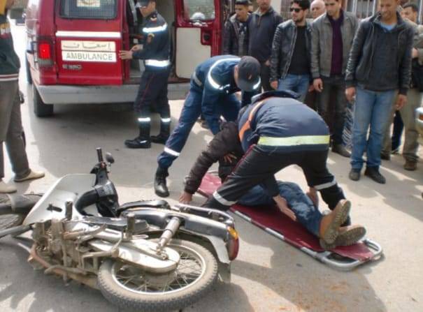 حادتْة سير مؤلمة بجماعة كماسة تودي بحياة سائق دراجة نارية بإقليم شيشاوة 