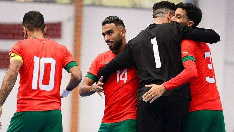 المنتخب المغربي لكرة القدم داخل القاعة يفوز وديا على نظيره اللاتفي