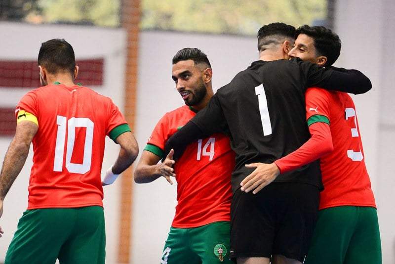 المنتخب المغربي لكرة القدم داخل القاعة يفوز وديا على نظيره اللاتفي