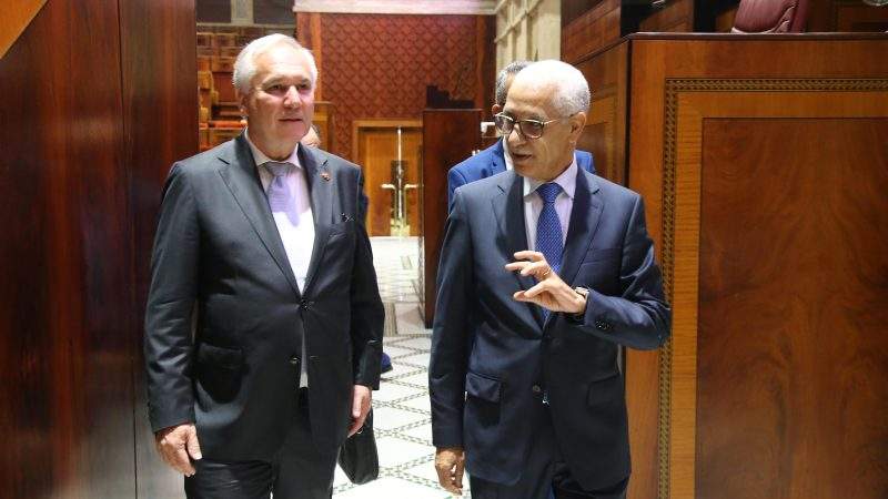 رئيس مجلس النواب الطالبي يجري مباحثات مع رئيس المجلس الوطني لجمهورية النمسا